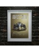 Poster automobile voiture formule 1 vintage qualité