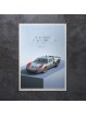Ford GT40 P/1015 - 24H Le Mans 1966 - Poster collector