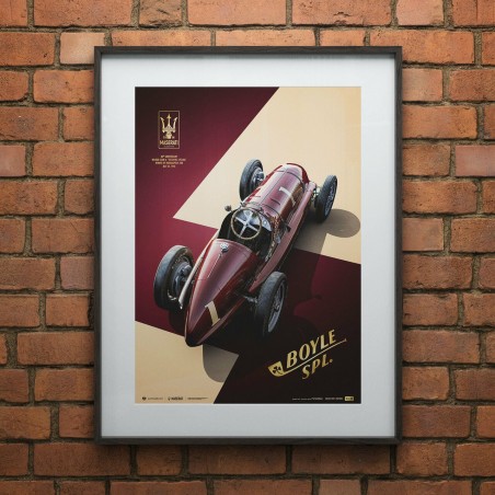 Maserati 8CTF "The Boyle Special" - Indianapolis 500 Mile Race 1940 - Poster collector