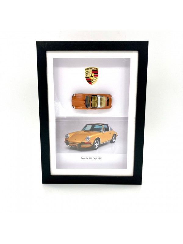 Cadre 3D vintage vintage course automobile 2